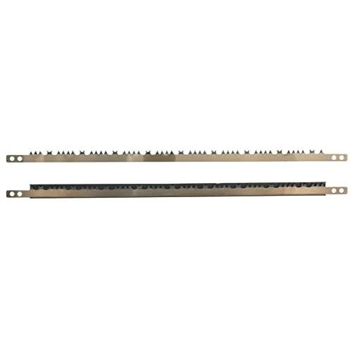 Hooyman Bow Saw with Heavy Duty Construction, Ergonomic No-Slip H-Grip Handle, Impulse-Hardened Teeth, SK5 Steel Blade, and Blade Tension Knob for Land Management, Yard Work, Gardening, and Outdoors