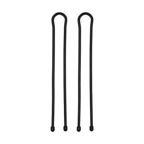 Nite Ize, Inc. GT24-01-2R3 Nite Ize Original Gear, Reusable Rubber, 24 Inch, 2-Pack, Black, Made in the USA Twist Tie, 24"-2 Pack