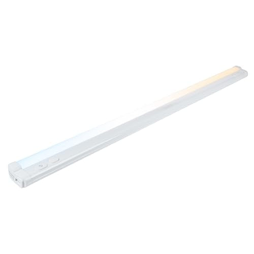 Enbrighten 36 inch Plug-in Under Cabinet Lights, 2386 Lumens, Five White Settings from (2700K-6500K), Full Range Dimmable, One-Touch Sync Control, Linkable Under Counter Lights for Kitchen 82788-T1