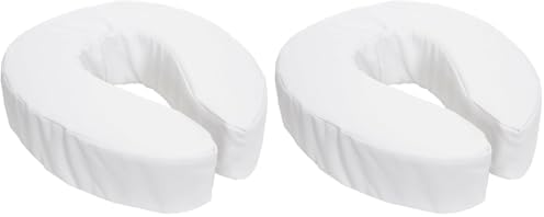 Essential Medical Supply Padded Toilet Riser, Plastic, 2" (Pack of 2)