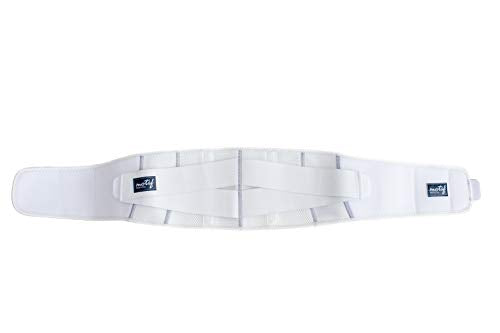 Motif Medical Pregnancy Support Band – Breathable, Adjustable Pregnancy Belly Support Band - Maternity Support Band Relieves Pressure on Abdomen, Lower Back, Hips & Pelvis (X-Large, White)