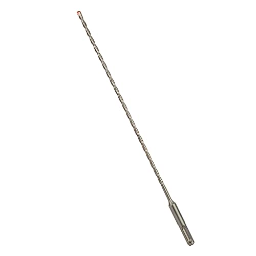 3/16 Inch x 12 Inch SDS Plus Rotary Hammer Drill Bit, Carbide Tipped for Brick, Stone, and Concrete (3/16" x 10" x 12")