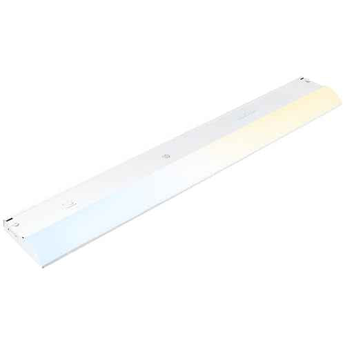 Enbrighten 24 inch Hardwired Under Cabinet Lights, 1620 Lumens, Five White Settings from (2700K-6500K), Full Range Dimmable, Under Counter Light, Linkable Under Counter Lights for Kitchen 82922-T1