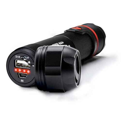 Celestron ? Elements ThermoTorch 3 Astro Edition ? Rechargeable Red LED Flashlight ? Ergonomic Hand Warmer & USB Power Bank ? 3-in-1 Tactical Tool ? 3350 mAh Lithium-Ion Battery