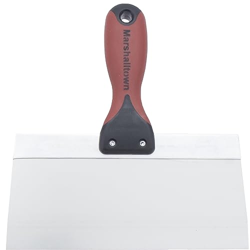 MARSHALLTOWN DuraSoft II Taping Knife, 8 Inch Stainless Steel Blade, For Drywall Finishing, 4508SD