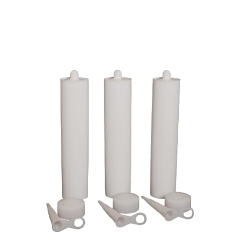 InnovaWorld Empty Caulk Tube, 3 Pack 10 oz. Empty Plastic Caulking Cartridge