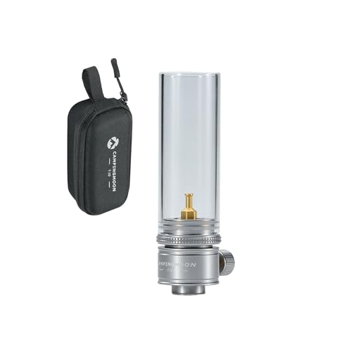 CAMPINGMOON Gas Candle Lantern w/ EN417 Lindal Valve Standrad Camping Canister T-1D