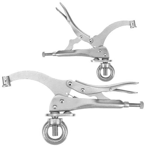2 Pack 9inch Drill Press Locking Clamp, Fix Clamp, Strong Gripping Clip