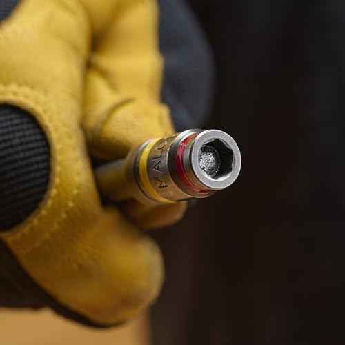 Malco MSH2XLC2 C-RHEX¢ç Building Construction Series Cleanable, Reversible Magnetic Hex Driver (1/4" & 5/16")