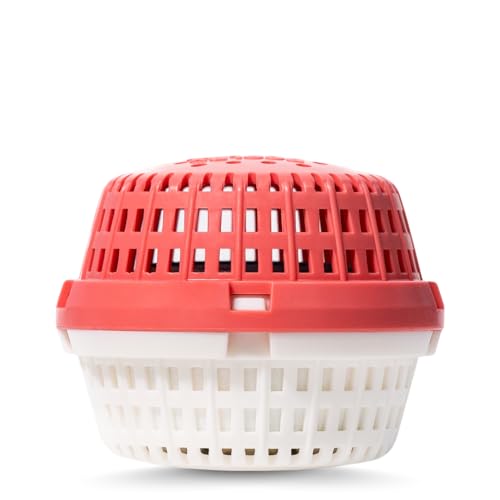 PoolRx+ Mineral Algaecide Unit, up to 6-Month Algae Control, for 2.5K-5K gallons, Red & White, New Formula with Silver.