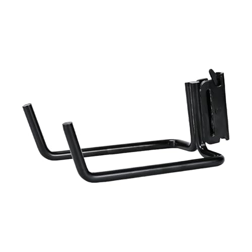 E-Track Heavy Duty J Hook Hanger, Durable Steel Tool Hanger for Shovels, Long-Handled Tools, Cargo Vans, Enclosed Trailers | X-Track Accessories for Cargo Tie-Down Systems (Black) (5)