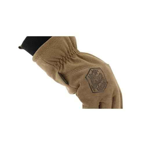 Mechanix Wear ColdWork Insulated Driver - Insulated Leather Gloves for Winter Work - Water-Resistant - Secure Fit - Touchscreen-Capable - Durable - Medium - Brown
