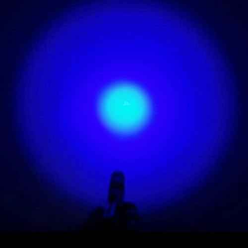 Blue Light Penlight Flashlight, Single Mode Blue Light LED Torch for Night Hiking, Hunting and Observing, 5-Pack