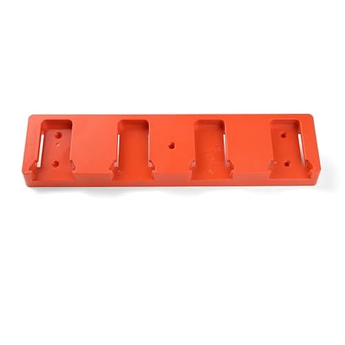 PERCH Battery Expansion Rack | Milwaukee M18 18v | Securely Mount 4 Batteries | Universal Mounting | Most Durable Cordless Tool Organizer
