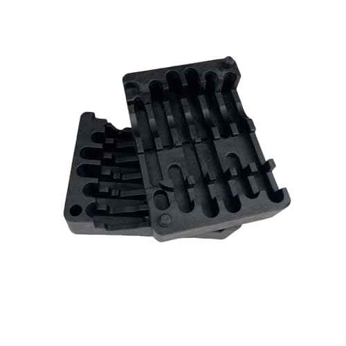 Multifunctional Automotive Replacement Parts Tool Holder - Sleek Black Nylon Reinforced Desk Organizer Block