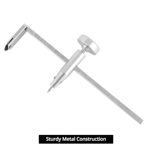 QWORK Durable Drywall Circle Cutter, Sturdy Metal Construction