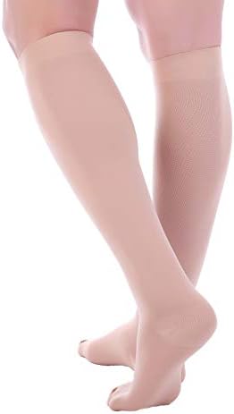 Doc Miller Closed Toe Compression Socks for Women and Men, 30-40 mmHg Medical Compression Socks