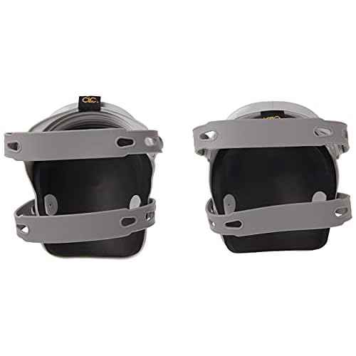 CLC Custom Leathercraft 361 Ultraflex Non-Skid Kneepads, Plastic, Grey