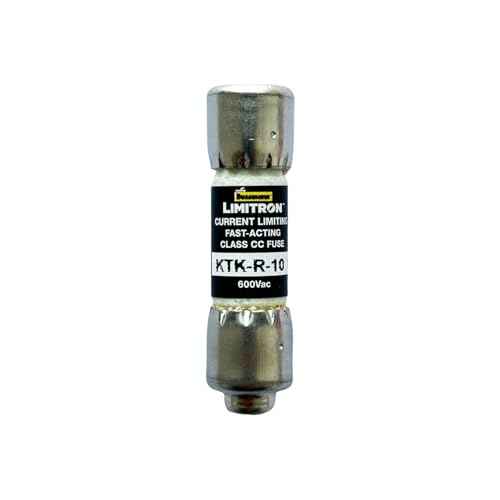 New OEM KTK-R-10 KTK-R-10A 600Vac Fast Acting Fuse, Pack of 10