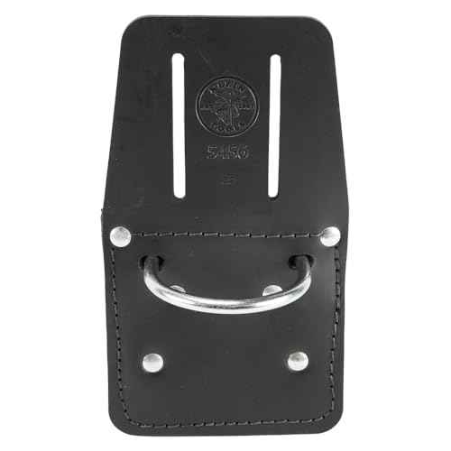 Klein Tools 5456 Leather Hammer Holder with Slotted Connection and Metal Ring