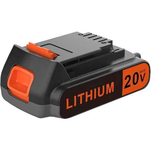 20 Volt MAX 2.0AH Battery Replacement for Black and Decker 20V Lithium-Ion Battery£¬Compatible with All Power 20V Black and Decker Power+ Tools