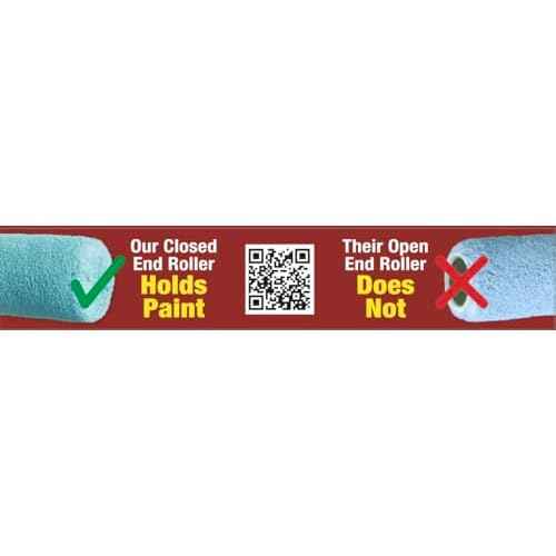 Paint Roller Cover, Microfiber, 9 x 1/2-In. Nap