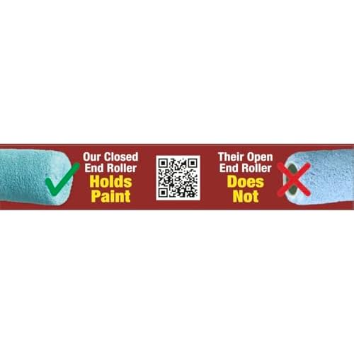 76534 Paint Roller Cover, Polyester, 9 x 3/4-In. Nap - Quantity 1
