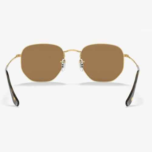 Replacement Temple Arm,Temple Tips for Ray ban RB3447 RB3547N RB3548N RB3647N Sunglasses,with 4 Screws,1 Screwdriver (Brown)