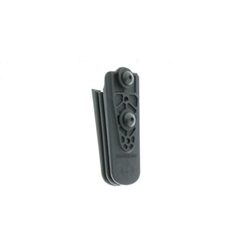 Safariland 71 Injection Molded Single or Double Mag Pouch, Plain Black, 2-Hole for Mounting Plain Black Finish