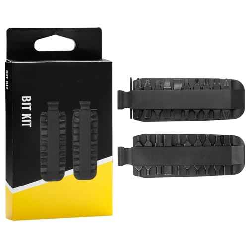 Bit Kit, 21 Double-Ended Screwdriver Bits for Multi-Tools, Can be used with pliers, The set includes double sheaths for easy storage£¬Suitable for Leatherman