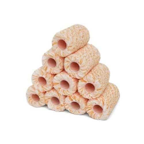 ROLLINGDOG 2¡± Mini Roller Covers - Microfiber Jumbo Mini Roller, Use with 3/4" Diameter Jumbo Mini Roller Cages(Pack of 10)