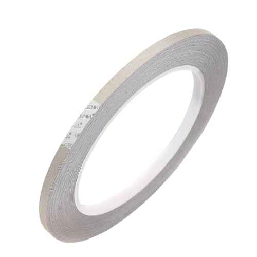 5mm x 20M (0.2in x 65ft) Conductive Cloth Fabric Adhesive Tape, Faraday Tape for EMI Shielding, Interference Signal Blocking, Laptop Mobilephone LCD Repair, Cable Wire Harness Wrapping