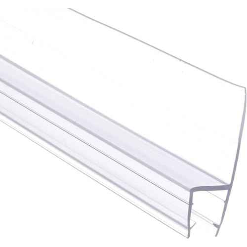 78" Shower Door Side Seal Strip for 1/2" Frameless Glass Shower Door Clear Polycarbonate