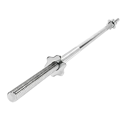 Sunny Health & Fitness 60-Inch Chrome Barbell Bar or High-Density Foam Barbell Pad ? Strength Training Gear for Squats, Deadlifts, Hip Thrusts, Bench Press, Lunges & Full-Body Home Gym Workouts