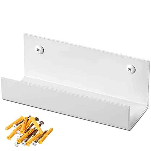 Blulu 4 Pieces Wall Mount Ladder Wall Wheelbarrow Hanger Steel Garage Storage Hook Wheelbarrow Hanger Heavy Duty Garage Storage Organizer for Hang Ladders Carts Chair Bicycle(White)