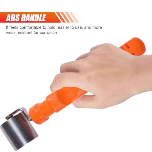 Car Audio Sound Deadening Application Wheel Roller, Wallpaper Seam Roller with Anti-Slip Handle, Stainless Steel Hand Rollers, Smoothing Tool for Heat Insulation Mats, Vinyl, Home Decoration (1PC)
