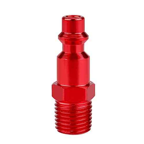 WYNNsky 1/4''NPT Air Coupler and Plug Kit, AMT Unviersal Air Coupler with 4 Pieces I/M Type Air Plugs, 5 Pieces Air Compressor Accessories Fittings Set