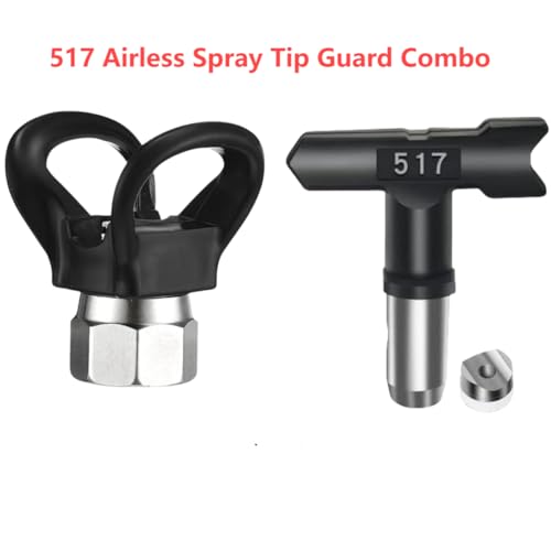 517 Airless Spray Tip 7/8" Guard Combo, Black for Airless Paint Spray Guns