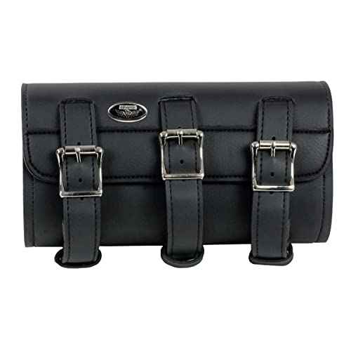 Milwaukee Performance SH49803 Black PVC Large Two Buckle Tool Bag for Motorcycles - One Size
