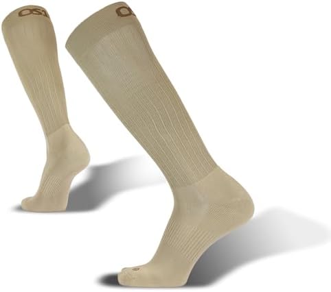 OS1st Wellness Compression Socks for circulation, swelling, deep vein thrombosis and calf cramps | 15-20mmHg