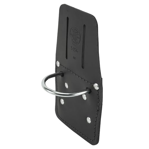 Klein Tools 5456 Leather Hammer Holder with Slotted Connection and Metal Ring
