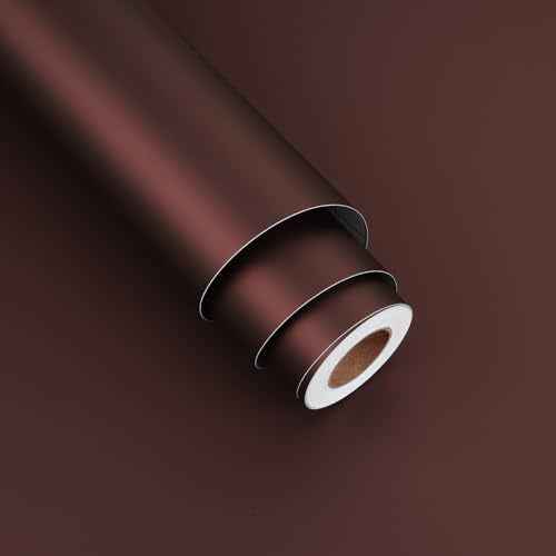 Luster Burgundy Peel and Stick Wallpaper Dark Red Contact Paper Self Adhesive Maroon Wallpaper for Bedroom Countertops Cabinets Renter Friendly Solid Color Vinyl Wall Paper 15.75"x78" Retro