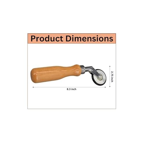 ZY889 8mm Rubber Wrapping Roller | Rubber Brayer Roller | 8mm Wrapping Roller | Rubber Roller Tool | Handheld Wrapping Roller | Rubber Application Roller