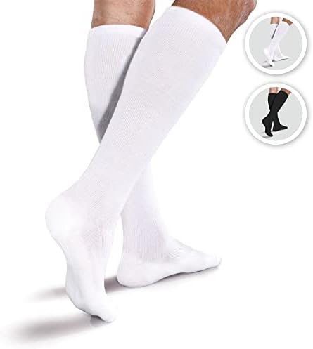 Core-Spun Cushioned 15-20mmHg Mild Graduated Compression Support Knee High Socks
