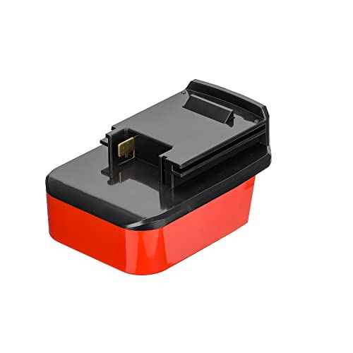1x Adapter Only Upgrade for Porter Cable Old 18v (Not 20v MAX) Cordless Tools Compatible with Milwaukee M18 Red Lithium Batteries - Adapter Only