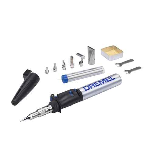 Dremel VersaTip Precision Butane Torch - Long Lasting Cordless Soldering Iron - Perfect for Pyrography, Paint Removal, & Heat Embossing (2000-7)