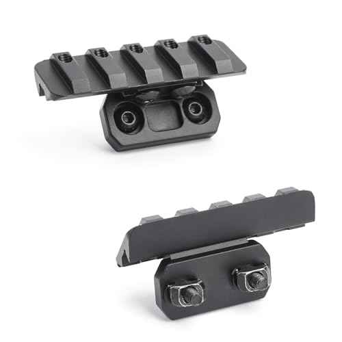 45 Degree Offset Mlok/Keymod Rail Light Mount for M300 M600 Serises Scout Light Weaponlight, Adjustable Positions Offset Tactical Flashlight Mount, Fit for Mlok Keymod Rail