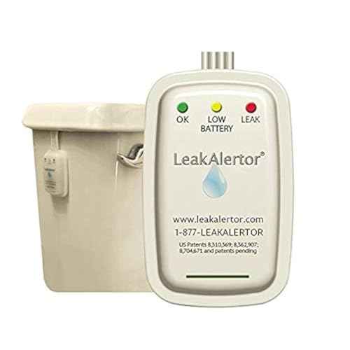 LeakAlertor 6000 Toilet Leak Detector ? Installs in Seconds, No Tools Required / Detects Leaks, Running Toilets, and Other Problems That Cause High Water Bills / Visual & Audible Alerts