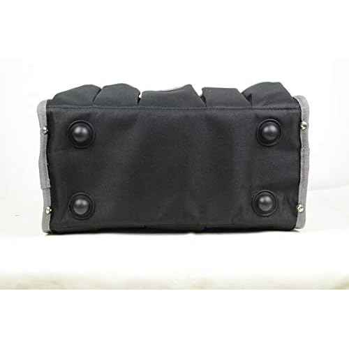16"Open Tool Tote Collapsible bag with Shoulder Strap Portable Waterproof Tool Organizer Made Oxford Cloth