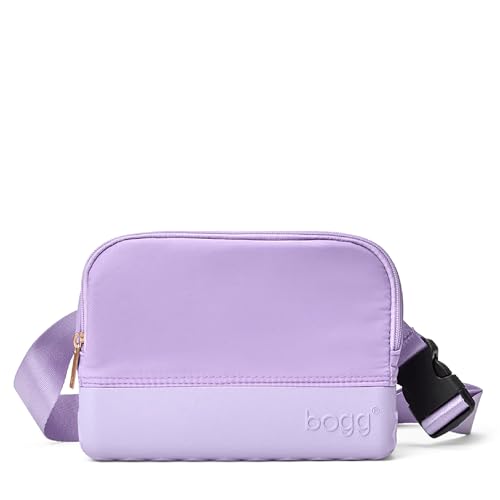 BOGG BAG - Belt Bag - I Lilac You a Lot - Small Crossbody Bag - 9in L x 3in W x 7in H - Zip Closure with Adjustable Strap - Durable Nylon Fanny Pack